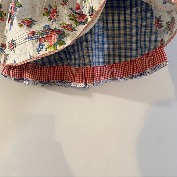 NWT Room Seven 100% Cotton Twirly Layered Skirt Size Girls 8 - Picture 4 of 10